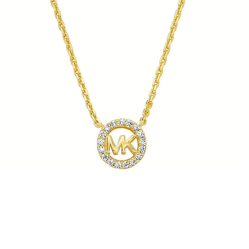 Michael Kors gouden ketting met kristallen