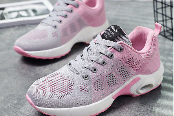 Comfortabele dames sneakers – ademend, licht met luchtzool