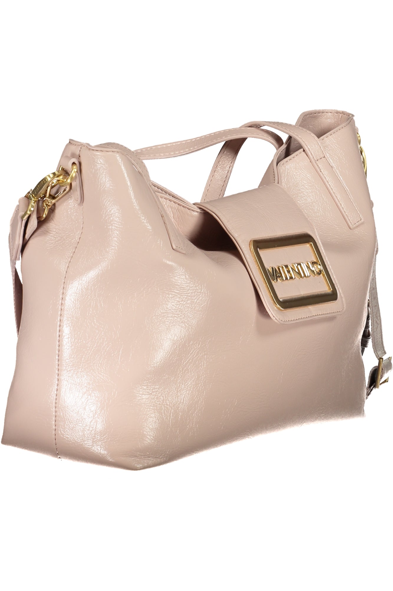 VALENTINO BAGS elegante roze dames handtas met gouden logo
