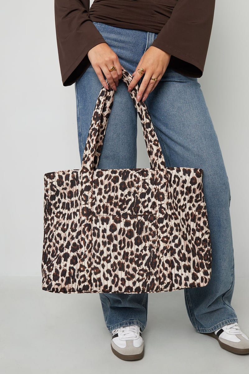 Tote Bags Luipaardprint Casual Polyester Dagelijkse Accessoires