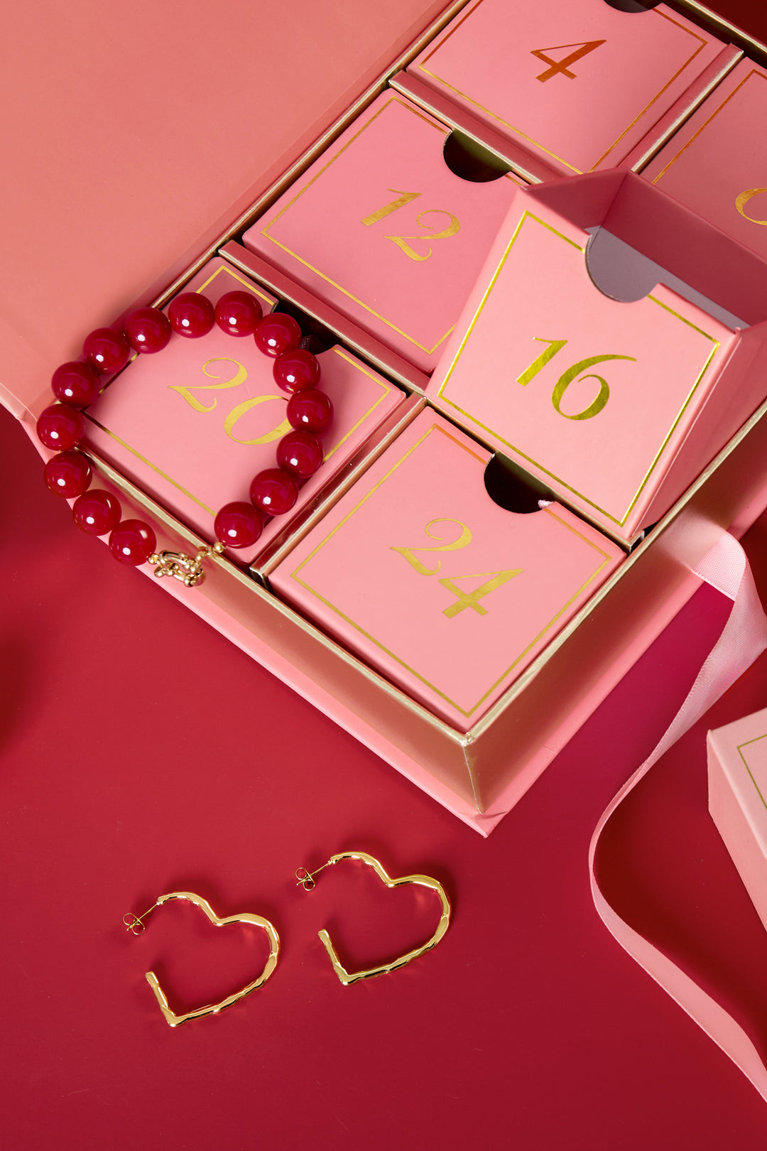 Kerst adventskalenders rechthoek Casual RVS Kerst