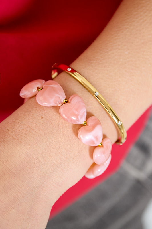 Armbanden met acryl kralen Hart Casual Dagelijks Eenvoudig Serie Dames sieraden