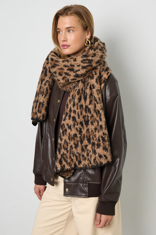 Wintersjaals Luipaardprint Casual Polyester Dagelijkse accessoires