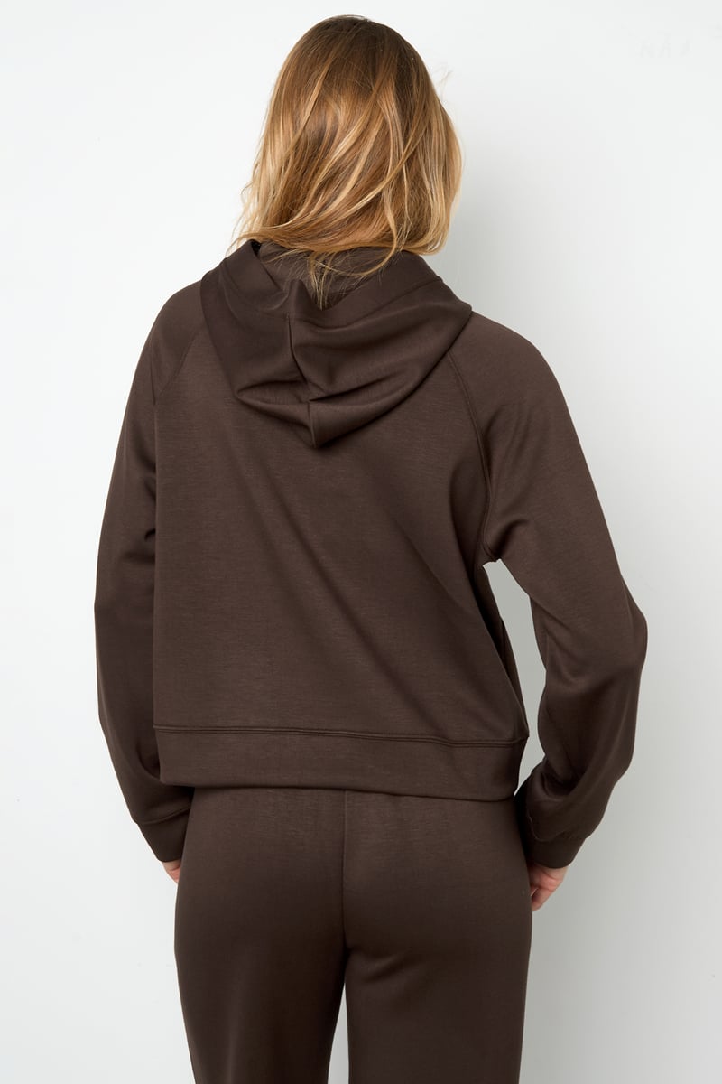 Polyestervezel (polyester) Hoodies & Sweatshirts Effen kleur Sportieve All Fit Kleding