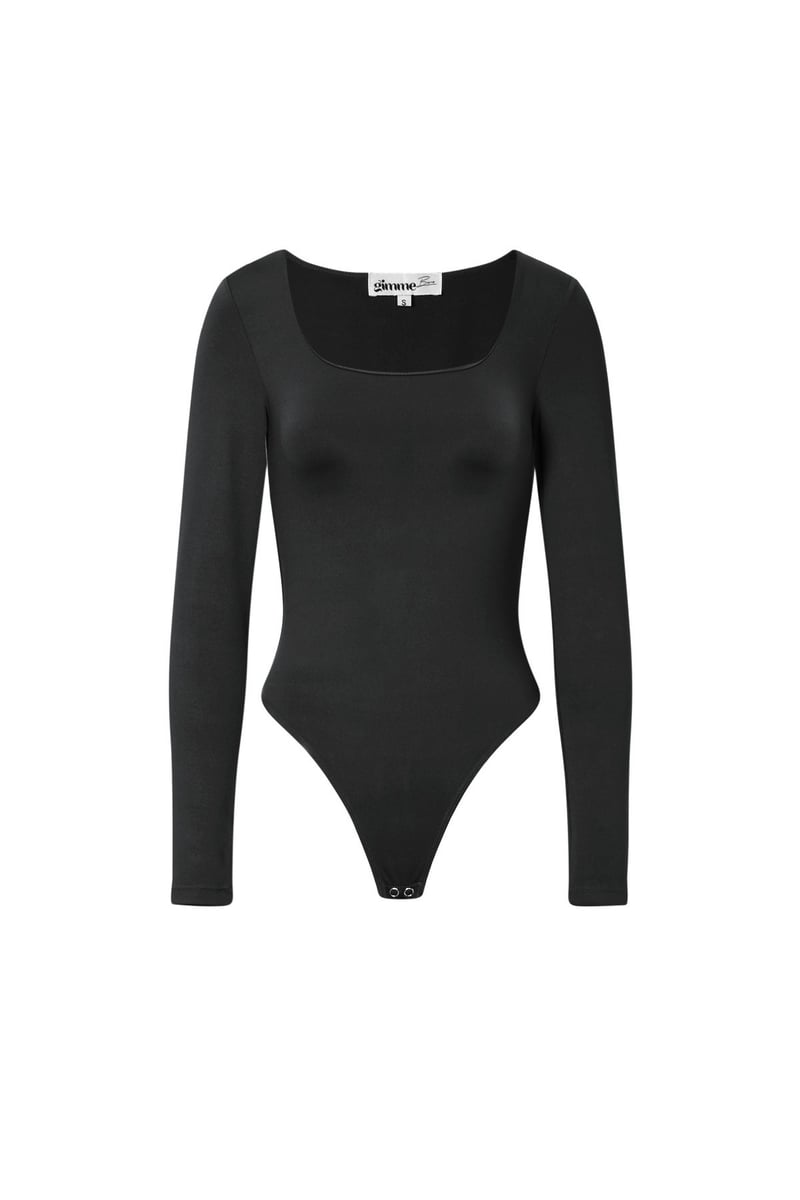 Nylon Shapewear Bodysuit Effen kleur Basic All Fit Kleding