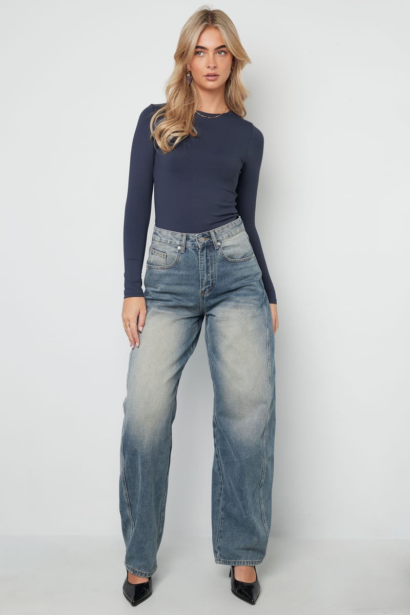 Nylon Shapewear Bodysuit Effen kleur Basic All Fit Kleding