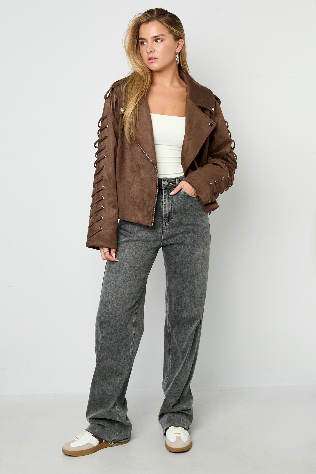 Suède jack met veters