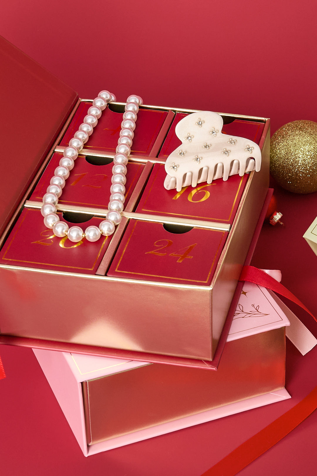 Kerst adventskalenders rechthoek Dagelijks roestvrij staal Kerstmis