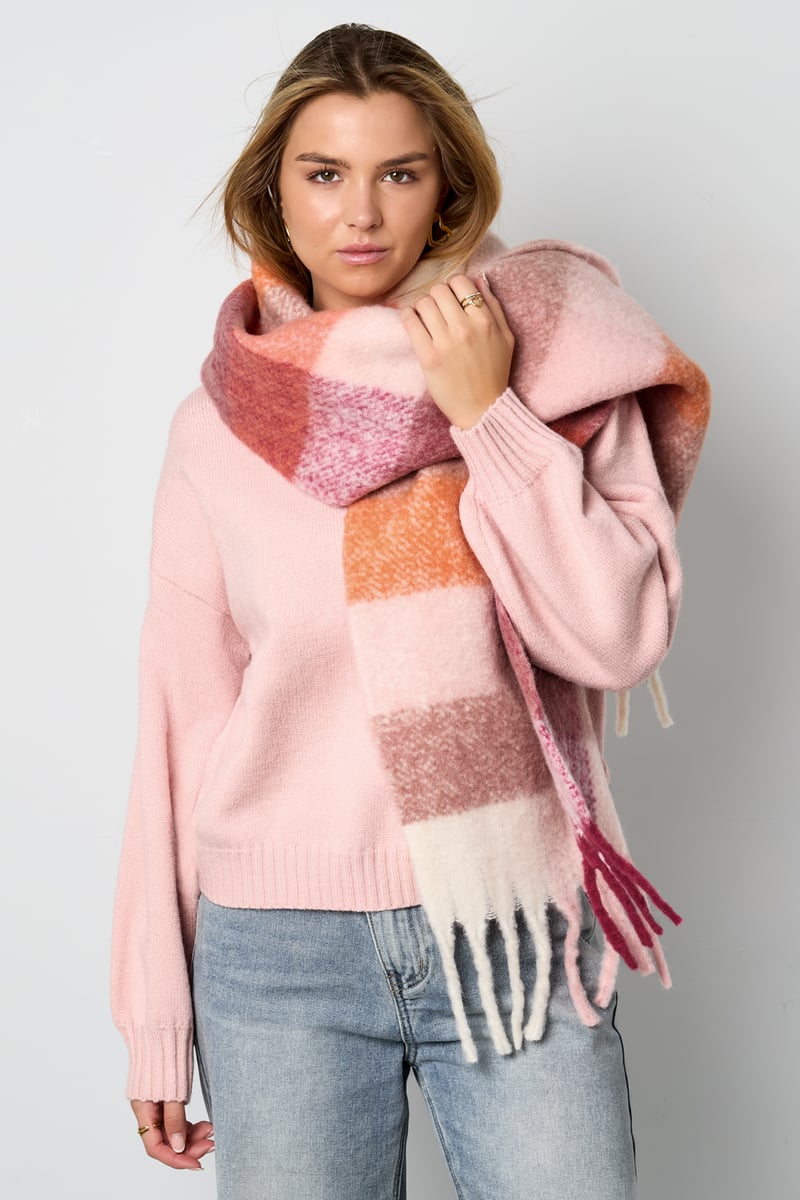 Kleurrijke vibe sjaal
