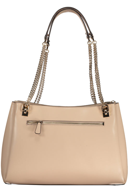 GUESS stijlvolle beige handtas