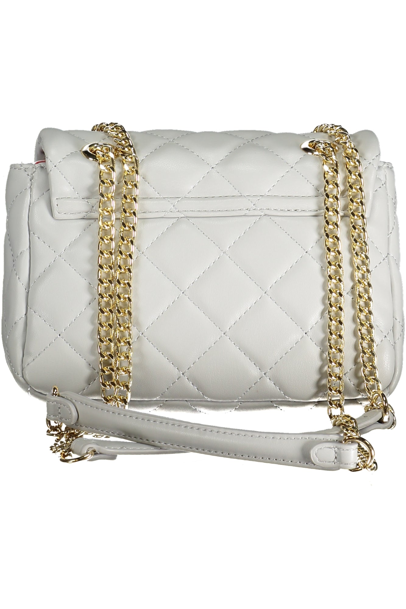 Valentino witte gestikte handtas met gouden accenten