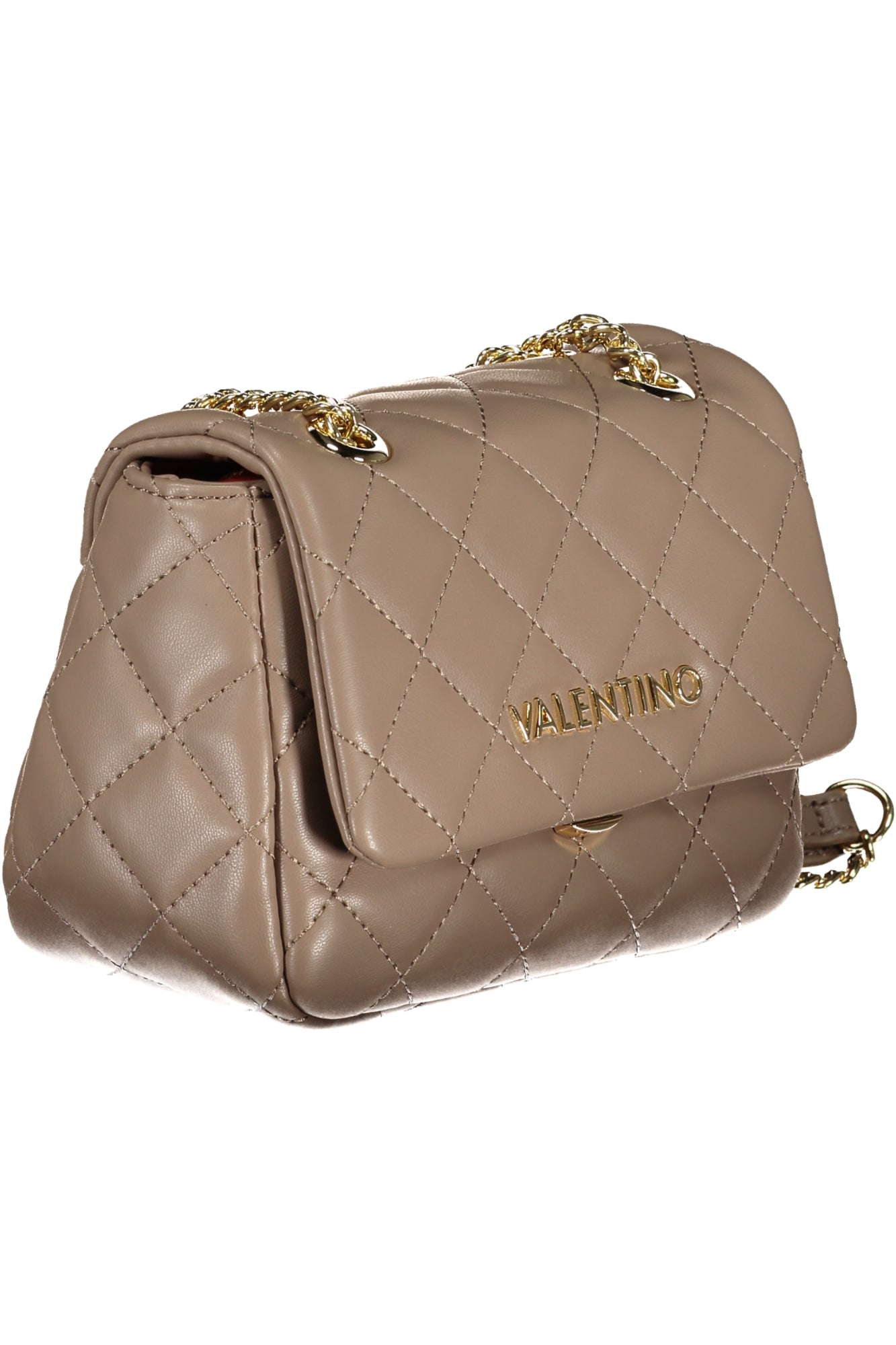 VALENTINO quilted crossbody tas in beige/taupe